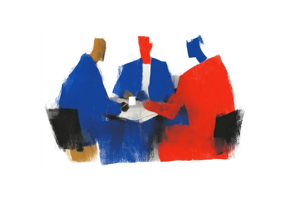 People talking about Business Expansion opportunities. Consulting Services.